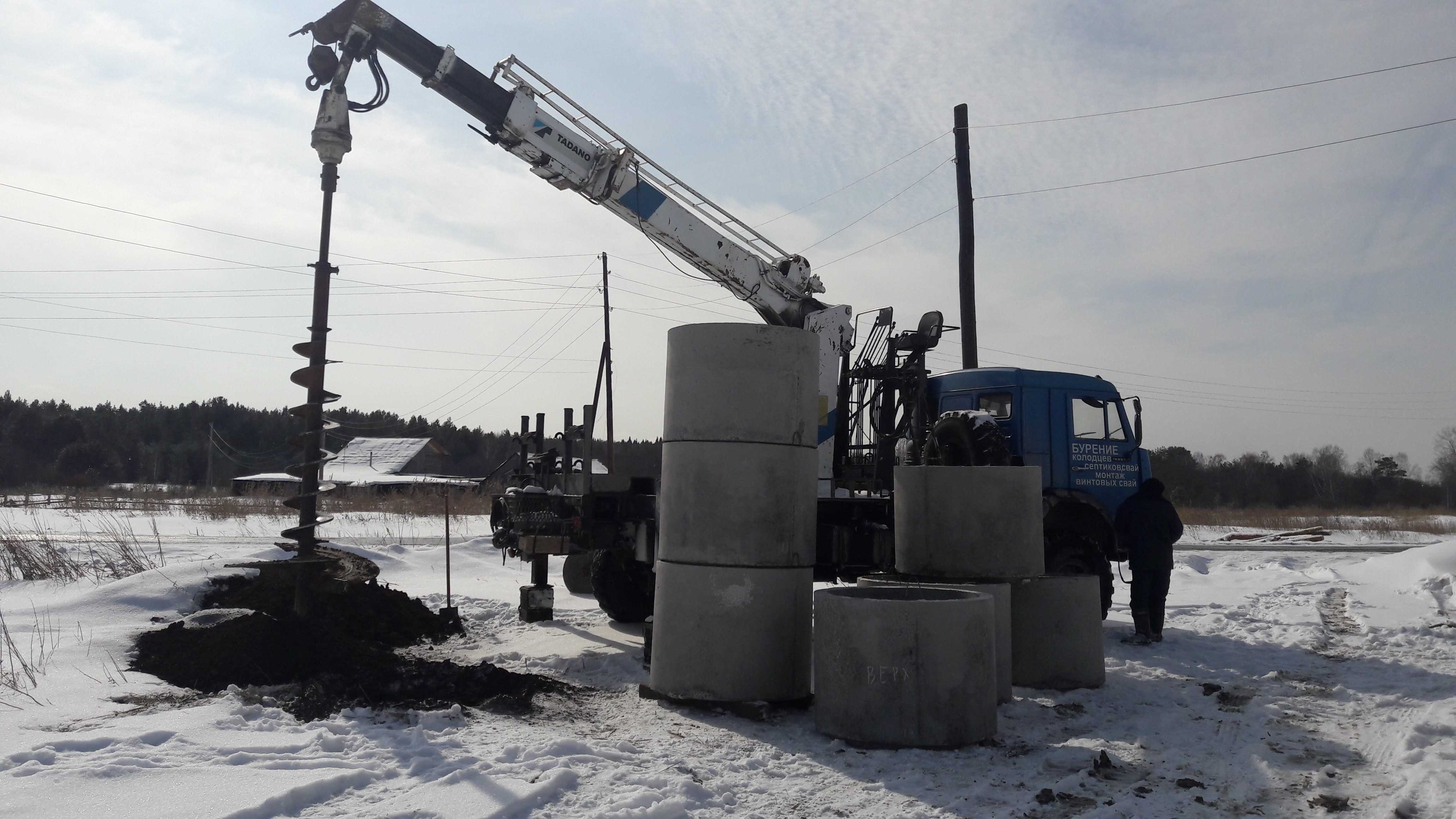 Бурение колодцев для дома или дачи в Детчино и ближайших районах 